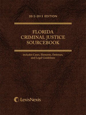cover image of Florida Criminal Justice Sourcebook